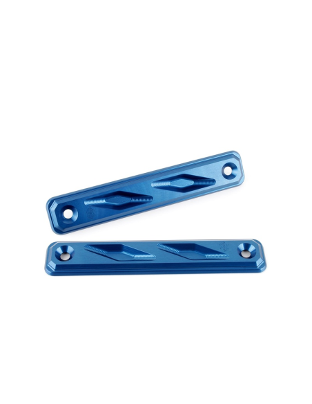 Protections de radiateur latérales GILLES TOOLING bleu - Yamaha MT-03 - Suzuki 650 SV