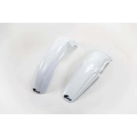 Kit Gardes boues Avant + Arrière - Blanc - UFO Honda 125 250 CR 2000-2001