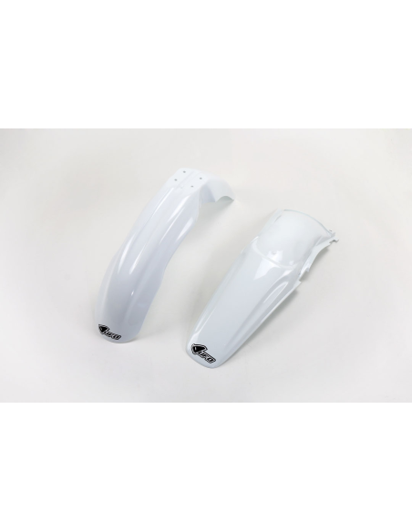 Kit Gardes boues Avant + Arrière - Blanc - UFO Honda 125 250 CR 2000-2001