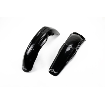 Kit Gardes boues Avant + Arrière - Noir - UFO Honda 125 250 CR 2002-2003