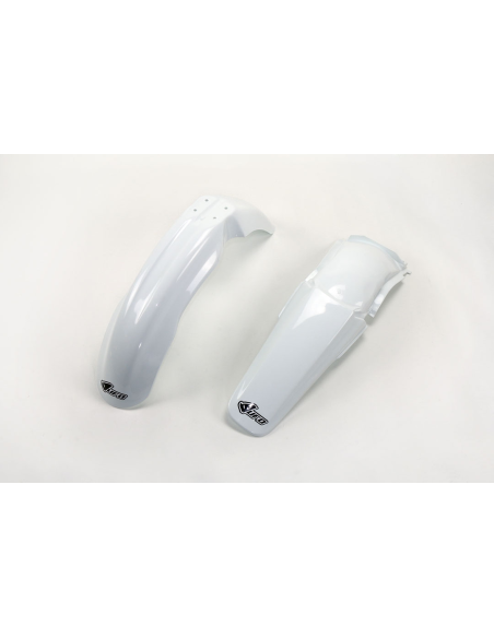 Kit Gardes boues Avant + Arrière - Blanc - UFO Honda 125 250 CR 2002-2003
