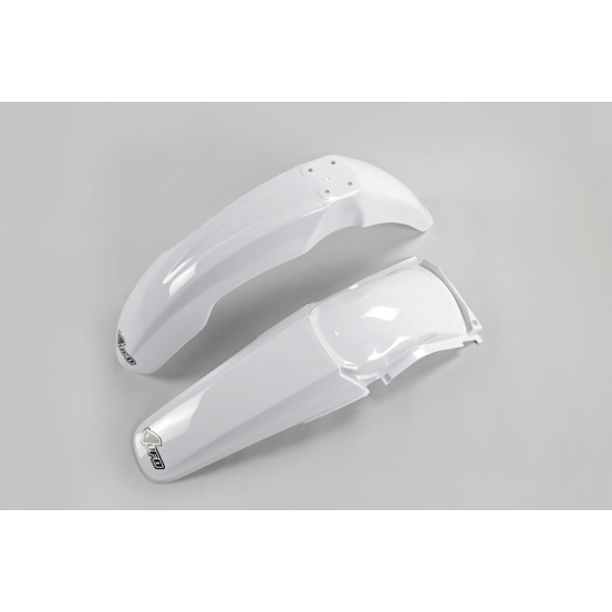 Kit Gardes boues Avant + Arrière - Blanc - UFO Honda 125 250 CR 2004-2007