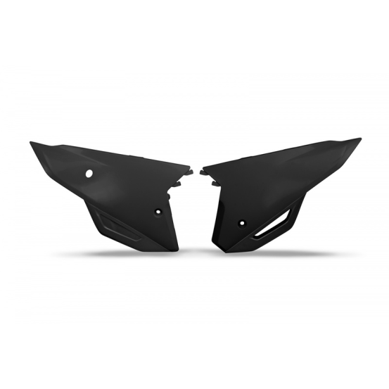 Plaques latérales supérieur/inférieur UFO Honda 450 CRF-R 2021 450 CRF-RX 2021 Noir