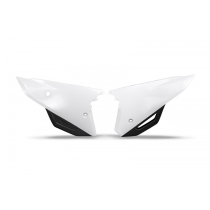Plaques latérales supérieur/inférieur UFO Honda 450 CRF-R 2021 450 CRF-RX 2021 Blanc