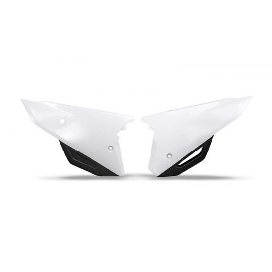 Plaques latérales supérieur/inférieur UFO Honda 450 CRF-R 2021 450 CRF-RX 2021 Blanc