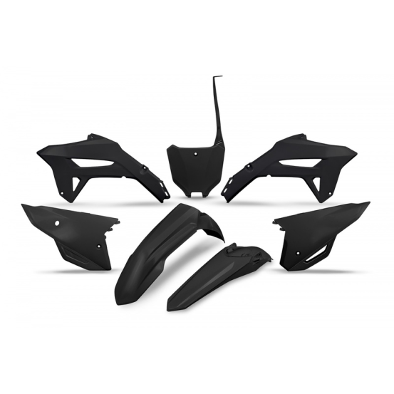 Kit plastiques UFO Honda 250 CRF-R 2022 et 450 CRF-R 2021-2022 Noir