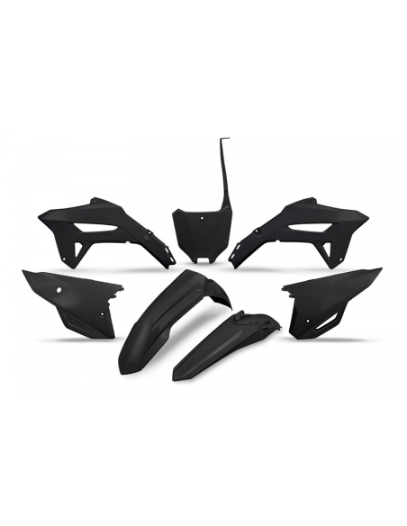 Kit plastiques UFO Honda 250 CRF-R 2022 et 450 CRF-R 2021-2022 Noir