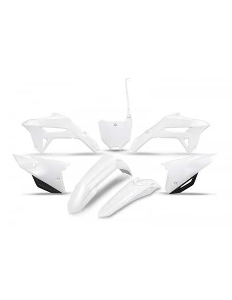 Kit plastiques UFO Honda 250 CRF-R 2022 et 450 CRF-R 2021-2022 Blanc