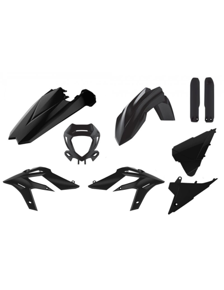 Kit plastiques complet - Noir - POLISPORT Beta Xtrainer 2018-2022