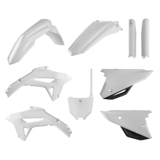 Kit plastiques - Blanc - POLISPORT Honda 250 CRF-R 2022 / 450 CRF-R 2021
