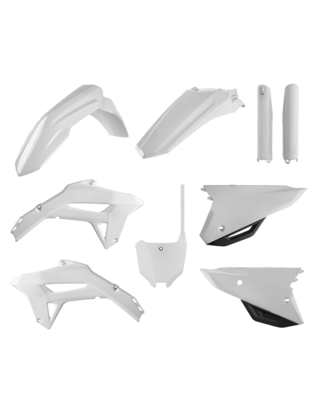 Kit plastiques - Blanc - POLISPORT Honda 250 CRF-R 2022 / 450 CRF-R 2021
