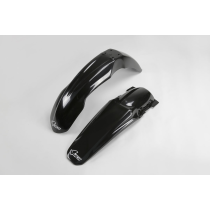 Kit Gardes boues Avant + Arrière - Noir - UFO Honda 250 CRF-R 2008-2009