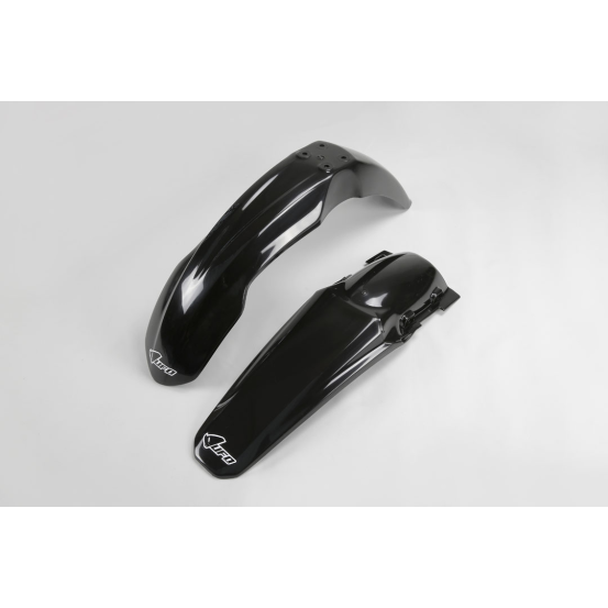 Kit Gardes boues Avant + Arrière - Noir - UFO Honda 250 CRF-R 2008-2009