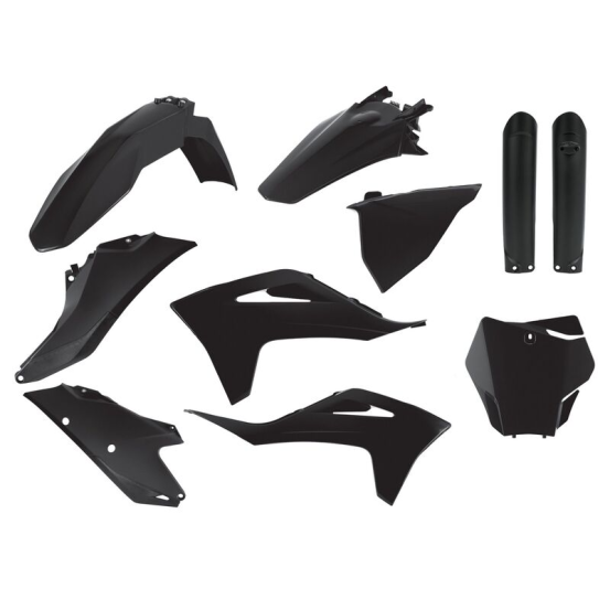 Kit plastiques - Noir - POLISPORT Gas Gas MC MCF 2021-2023