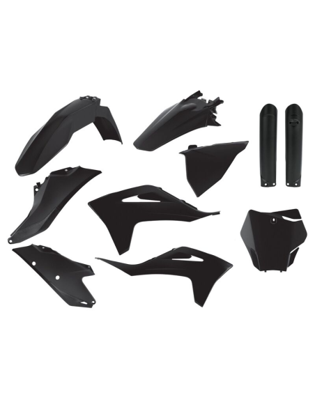 Kit plastiques - Noir - POLISPORT Gas Gas MC MCF 2021-2023