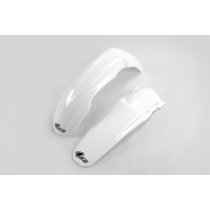 Kit Gardes boues Avant + Arrière - Blanc - UFO Honda 250 CRF-R 2008-2009