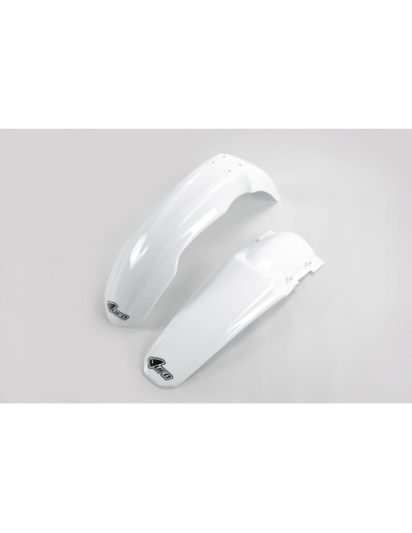 Kit Gardes boues Avant + Arrière - Blanc - UFO Honda 250 CRF-R 2008-2009