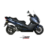 Silencieux d'échappement MIVV Mover inox noir - ABS noir - Suzuki Burgman 400