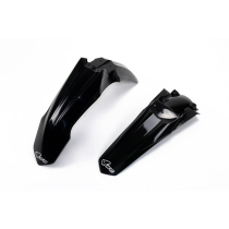 Kit Gardes boues Avant + Arrière - Noir - UFO Honda 250 CRF-R 2014-2017