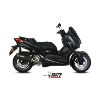 Silencieux d'échappement MIVV Mover inox noir - ABS noir - Yamaha X-Max 300 2017-