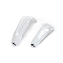 Kit Gardes boues Avant + Arrière - Blanc - UFO Honda 250 CRF-R 2014-2017