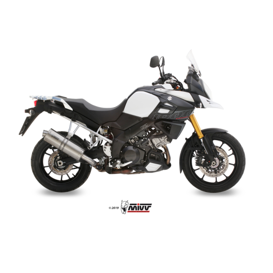 Silencieux MIVV Oval inox Suzuki DL1000 V-Strom 2014-2016