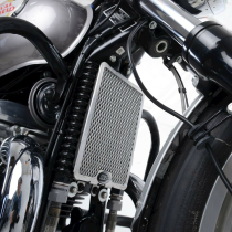 Protection de radiateur huile R&G RACING - noir - Royal Enfield 650 CONTINENTAL