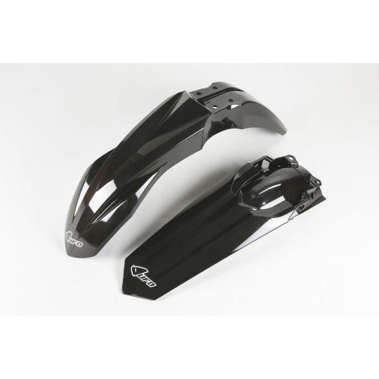 Kit Gardes boues Avant + Arrière - Noir - UFO Honda 250 CRF-R 2018-2021