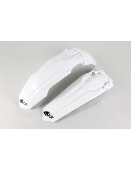Kit Gardes boues Avant + Arrière - Blanc - UFO Honda 250 CRF-R 2018-2021