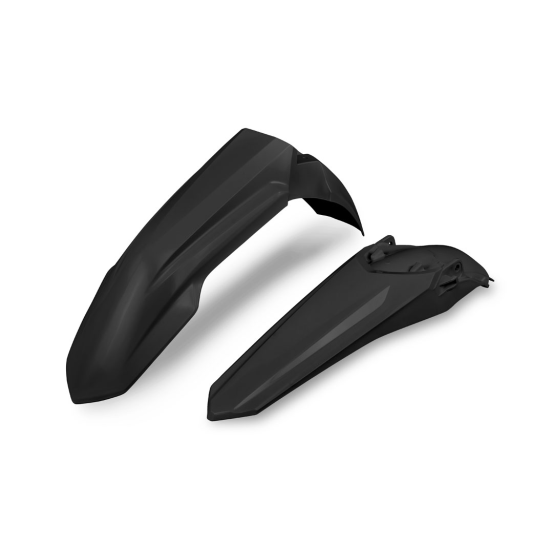 Kit Gardes boues Avant + Arrière - Noir - UFO Honda 450 CRF-R 2021-2026 / 250 CRF-R 2022-2026