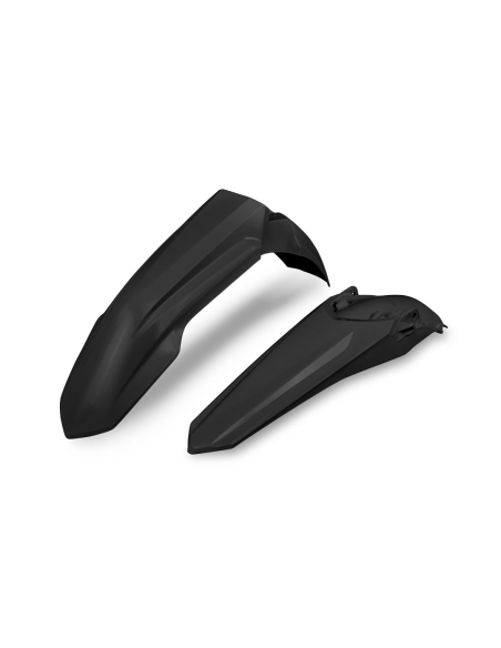 Kit Gardes boues Avant + Arrière - Noir - UFO Honda 450 CRF-R 2021-2026 / 250 CRF-R 2022-2026