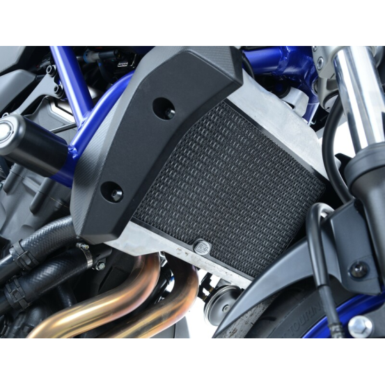 Protection de radiateur R&G RACING titane - YAMAHA MT-07