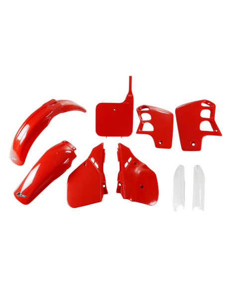 Kit plastiques complet - Rouge - UFO Honda 500 CR 1989-1990