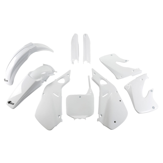 Kit plastiques complet - Blanc - UFO Honda 125 CR 1998-1999 et 250 CR 1997-1999