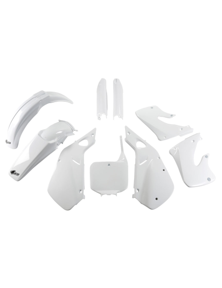 Kit plastiques complet - Blanc - UFO Honda 125 CR 1998-1999 et 250 CR 1997-1999