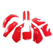 Kit plastiques complet - Rouge - UFO Honda 125 CR 1998-1999 et 250 CR 1997-1999