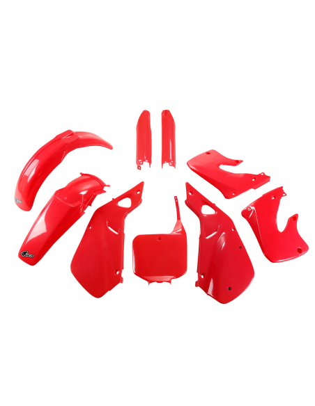 Kit plastiques complet - Rouge - UFO Honda 125 CR 1998-1999 et 250 CR 1997-1999