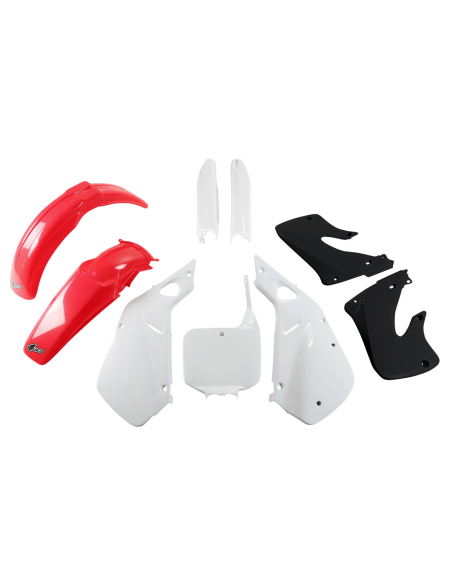 Kit plastiques complet - Origine - UFO Honda 125 CR 1998-1999 et 250 CR 1997-1999