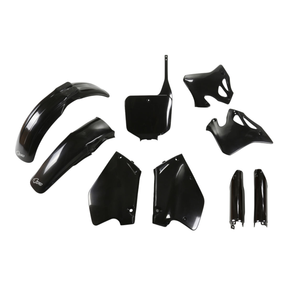 Kit plastiques complet - Noir - UFO Honda 125 CR 1995-1997