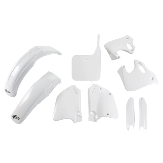 Kit plastiques complet - Blanc - UFO Honda 125 CR 1993-1994 et 250 CR 1992-1994