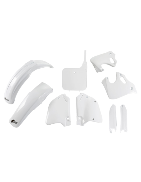 Kit plastiques complet - Blanc - UFO Honda 125 CR 1993-1994 et 250 CR 1992-1994