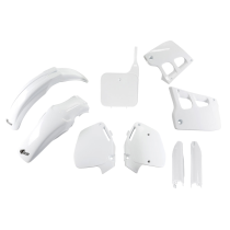 Kit plastiques complet - Blanc - UFO Honda 125 CR 1991-1992 et 250 CR 1990-1991