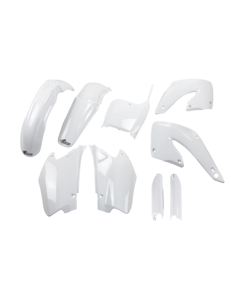 Kit plastiques complet - Blanc - UFO Honda 125 250 CR 2000-2001
