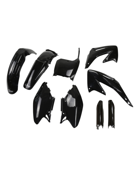 Kit plastiques complet - Noir - UFO Honda 125 250 CR 2002-2003