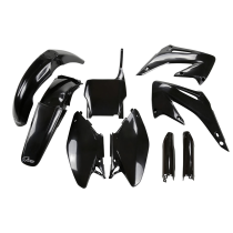 Kit plastiques complet - Noir - UFO Honda 125 CR 2005-2007