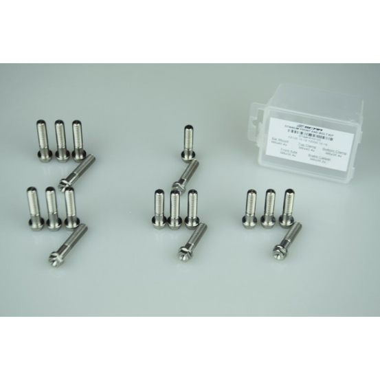 Kit 15 vis train avant titane SCAR Husqvarna 65 TC 2021 KTM 65 SX 2021 GAS GAS 65 MC 2021