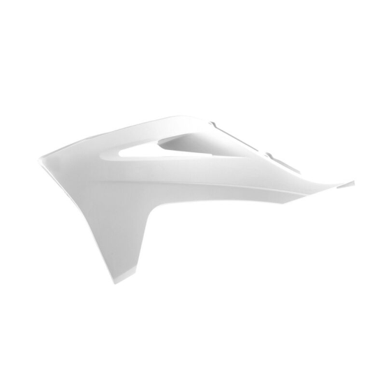 Ouies de radiateur - Blanc - POLISPORT Gas Gas MC 2021-2023