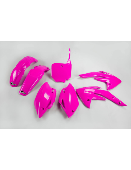 Kit plastiques - Néon Rose - UFO Honda 150 CRF-R 2007-2024