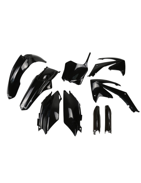 Kit plastiques complet - Noir - UFO Honda 250 CRF-R 2011-2013