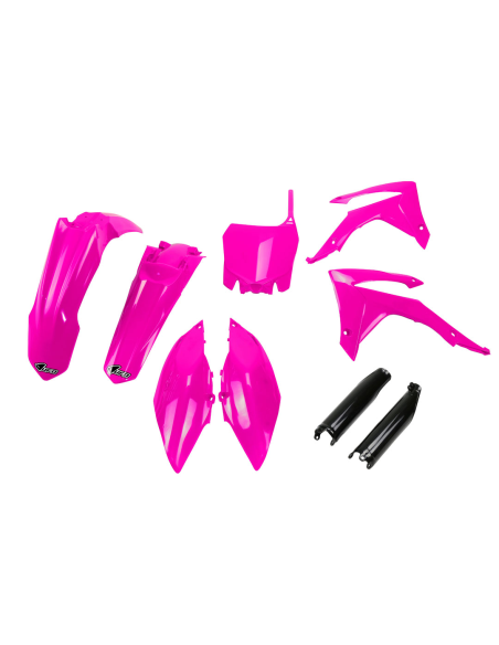 Kit plastiques complet - Néon Rose - UFO Honda 250 CRF-R 2014-2017